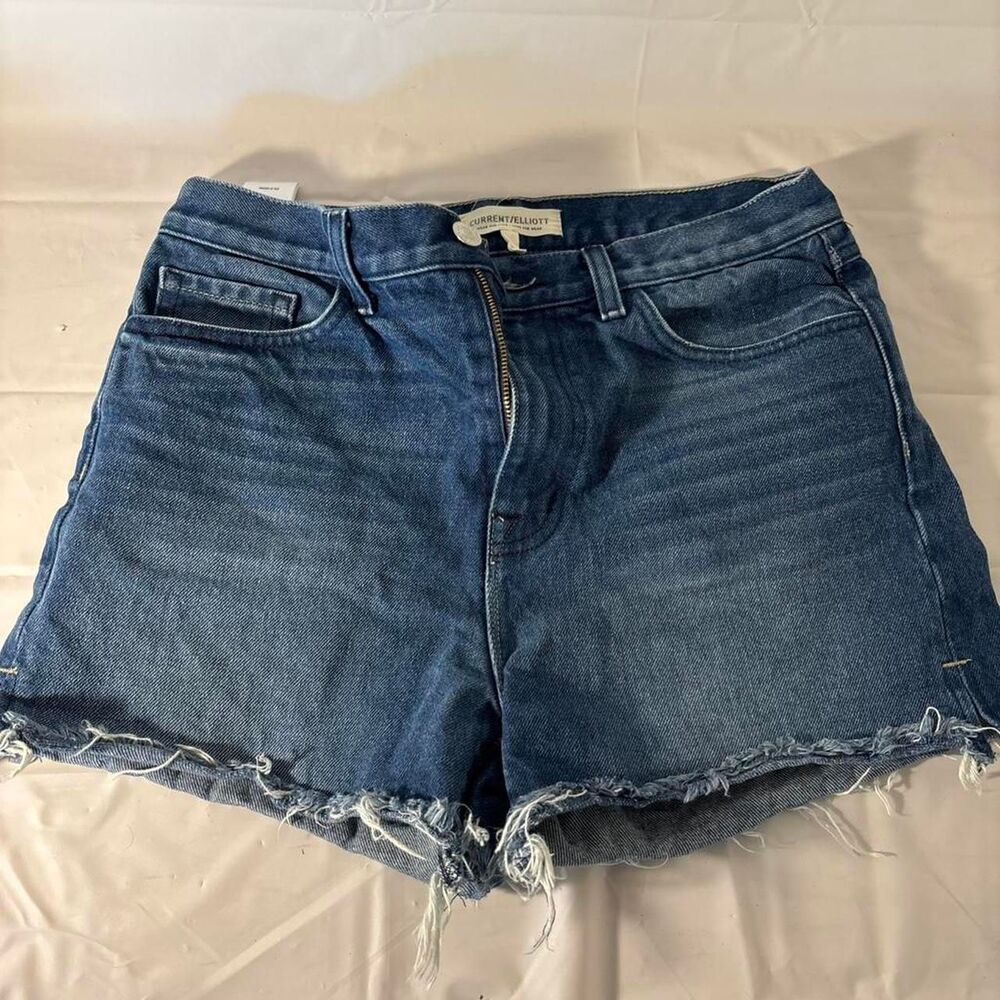 Current-elliott Women's Blue and Navy Shorts